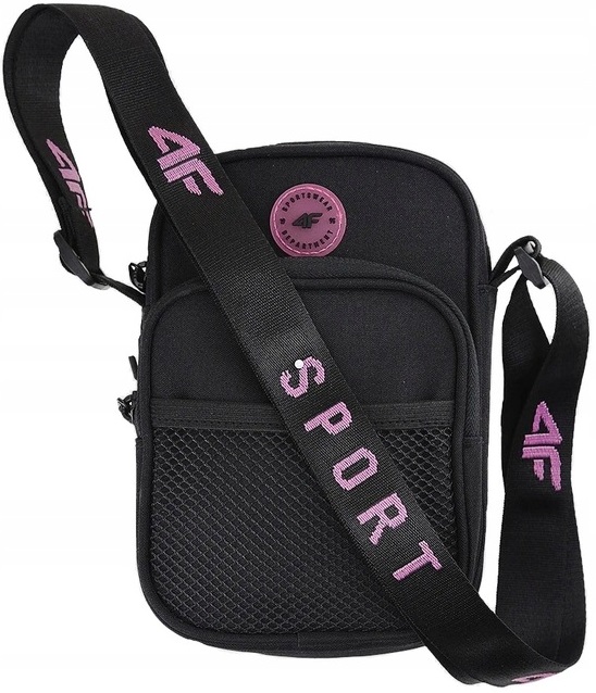 SASZETKA NA RAMIĘ LISTONOSZKA KOBIETA DZIEWCZYNA CZARNA 4F