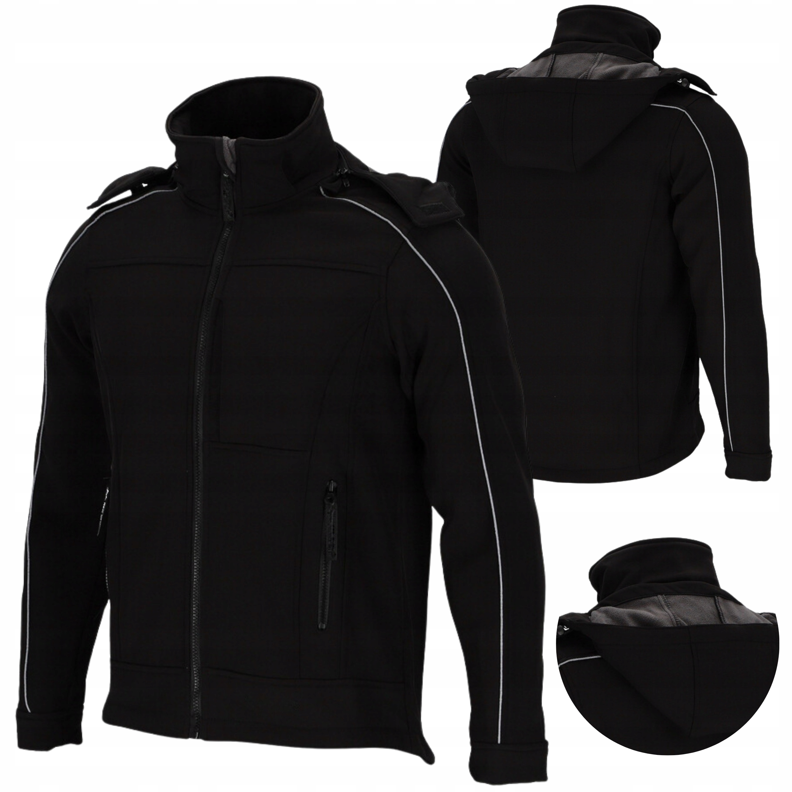 Softshellová Pracovní bunda Mikina Ochranná teplá Voděodolná