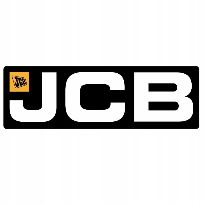 

Naklejka Jcb logo Ładowarka koparka Maszyna 25 CM