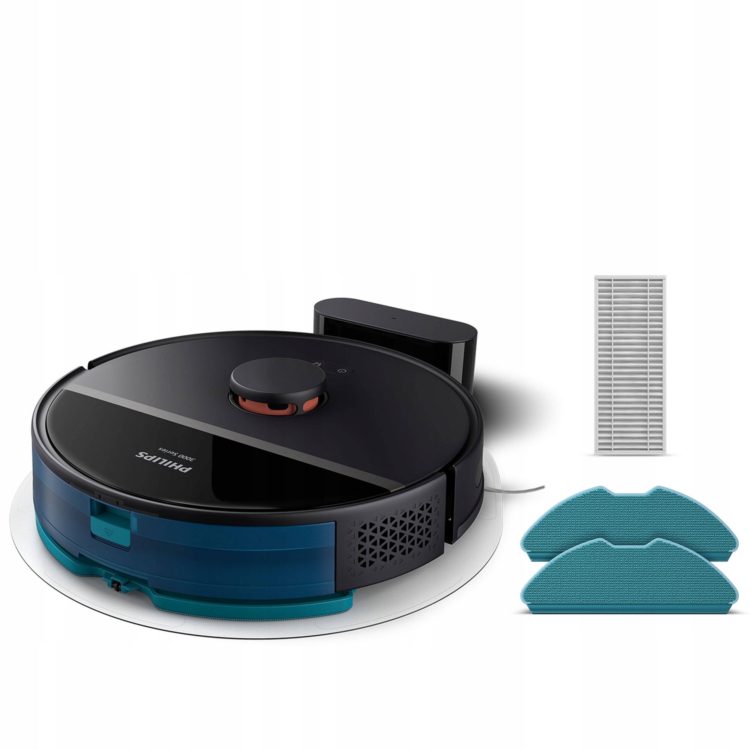 Robot sprzątający i mopujący Seria 3000 Philips Aqua czarny XU3000/01