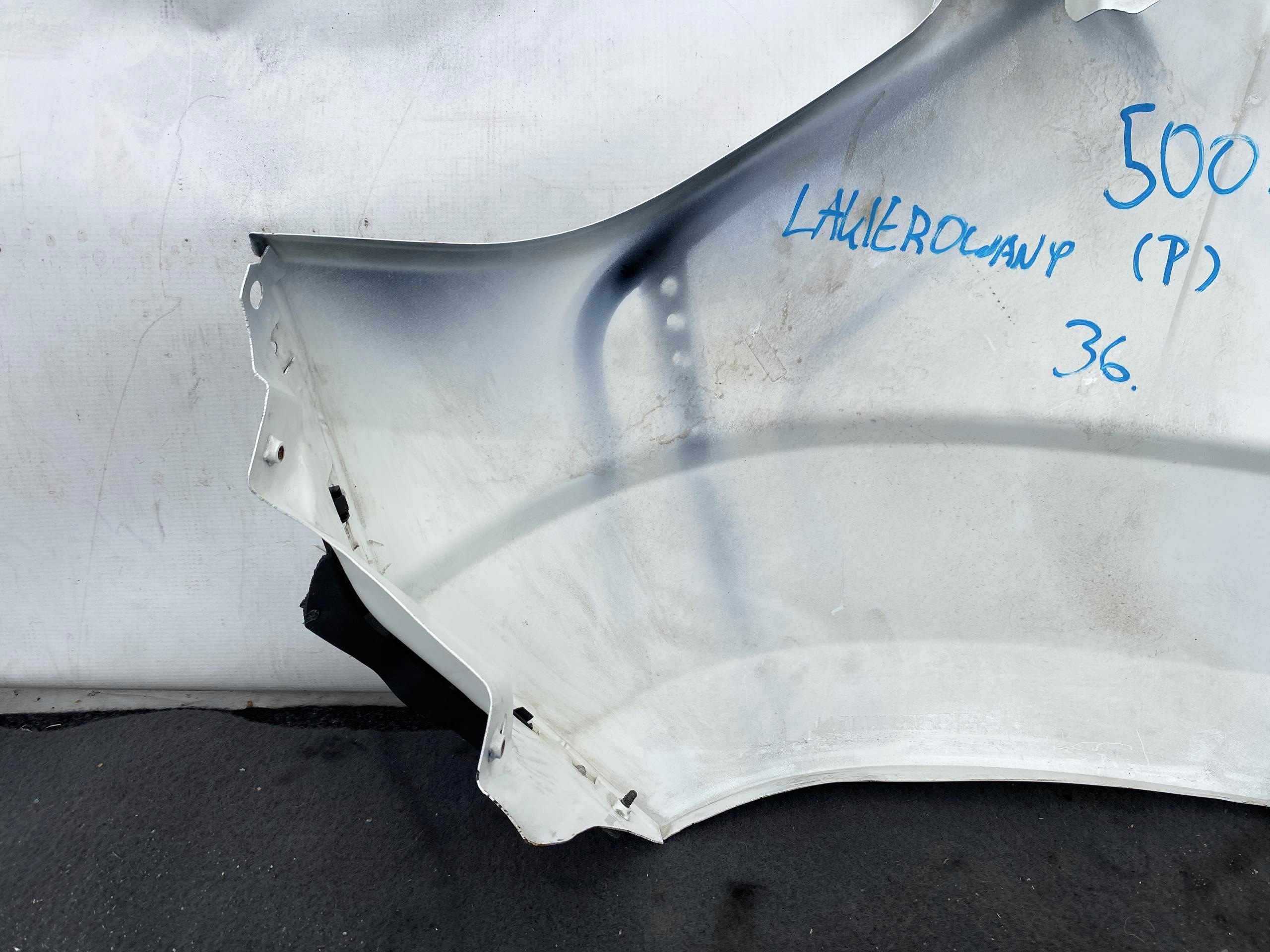 DUCATO BOXER JUMPER 14- fender front right BIALY right front
