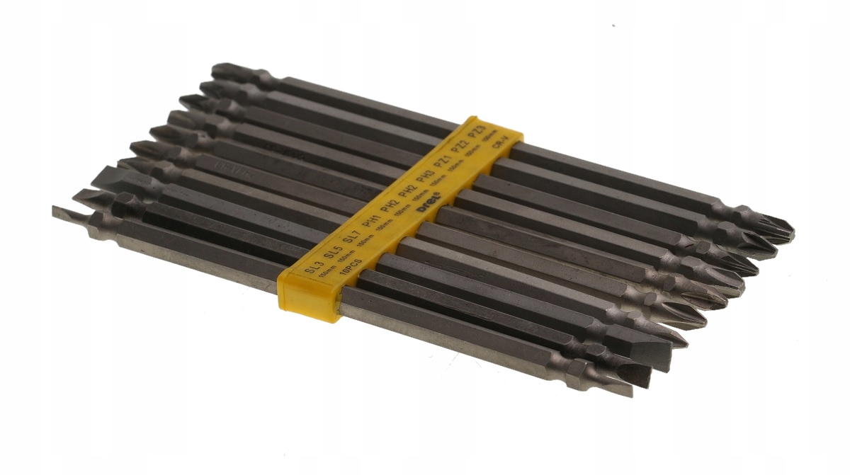 

Końcówki Do Wkrętarki 10 szt Dwustronne 150 mm