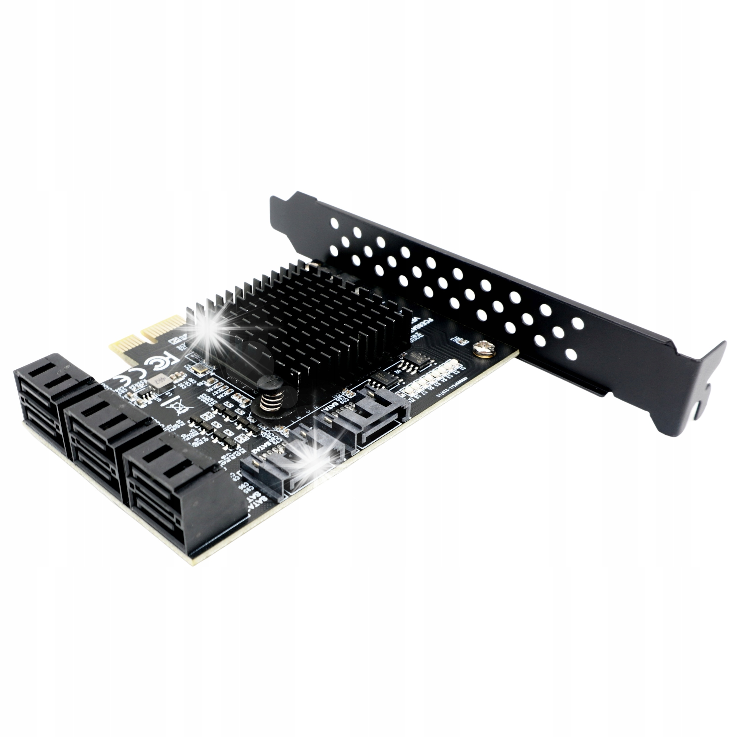 Karta PCIe Sata III 8x Sata 6 Gb/s Ovládač Pci-e x1