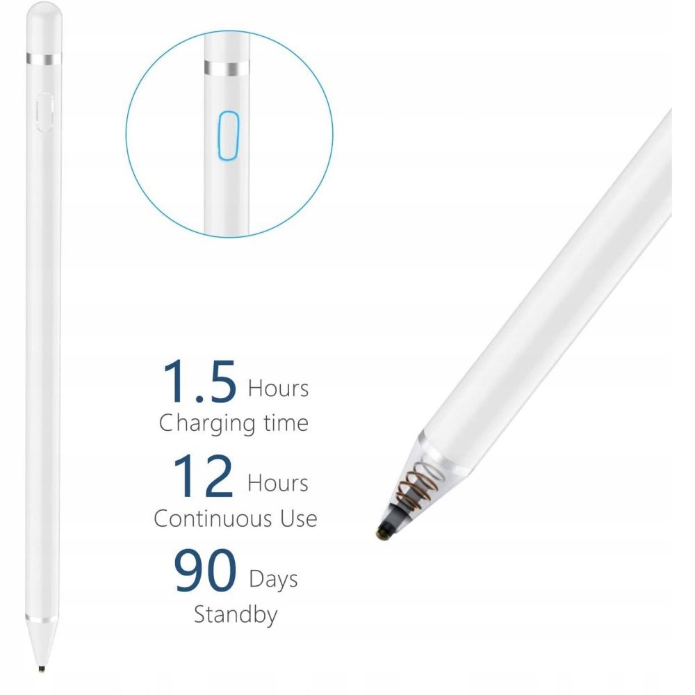 TECH-PROTECT ACTIVE STYLUS PEN WHITE Kolor biały