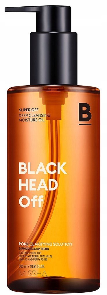 Missha Off Deep Cleansing Oil przeciw zaskórnikom do demakijażu 305ml
