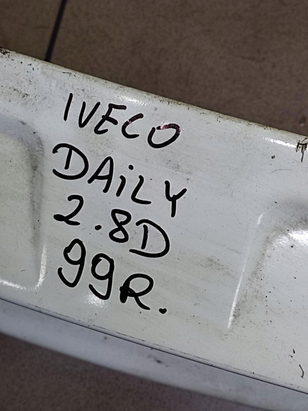 IVECO DAILY II support panel for radiators pillar