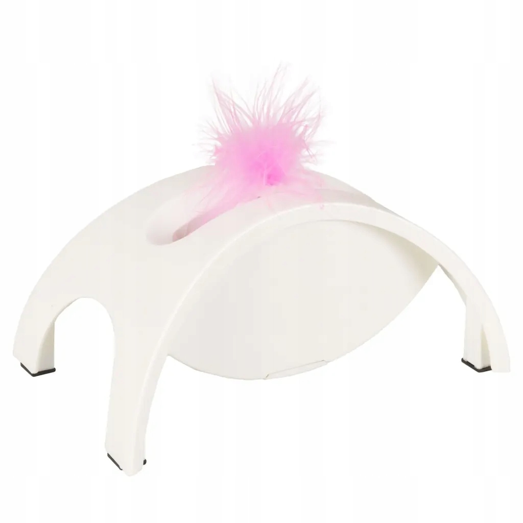 Фото - Іграшка для кішки Flamingo Zabawka dla kota Crazy Bridge, 19x12x9 cm, biała 