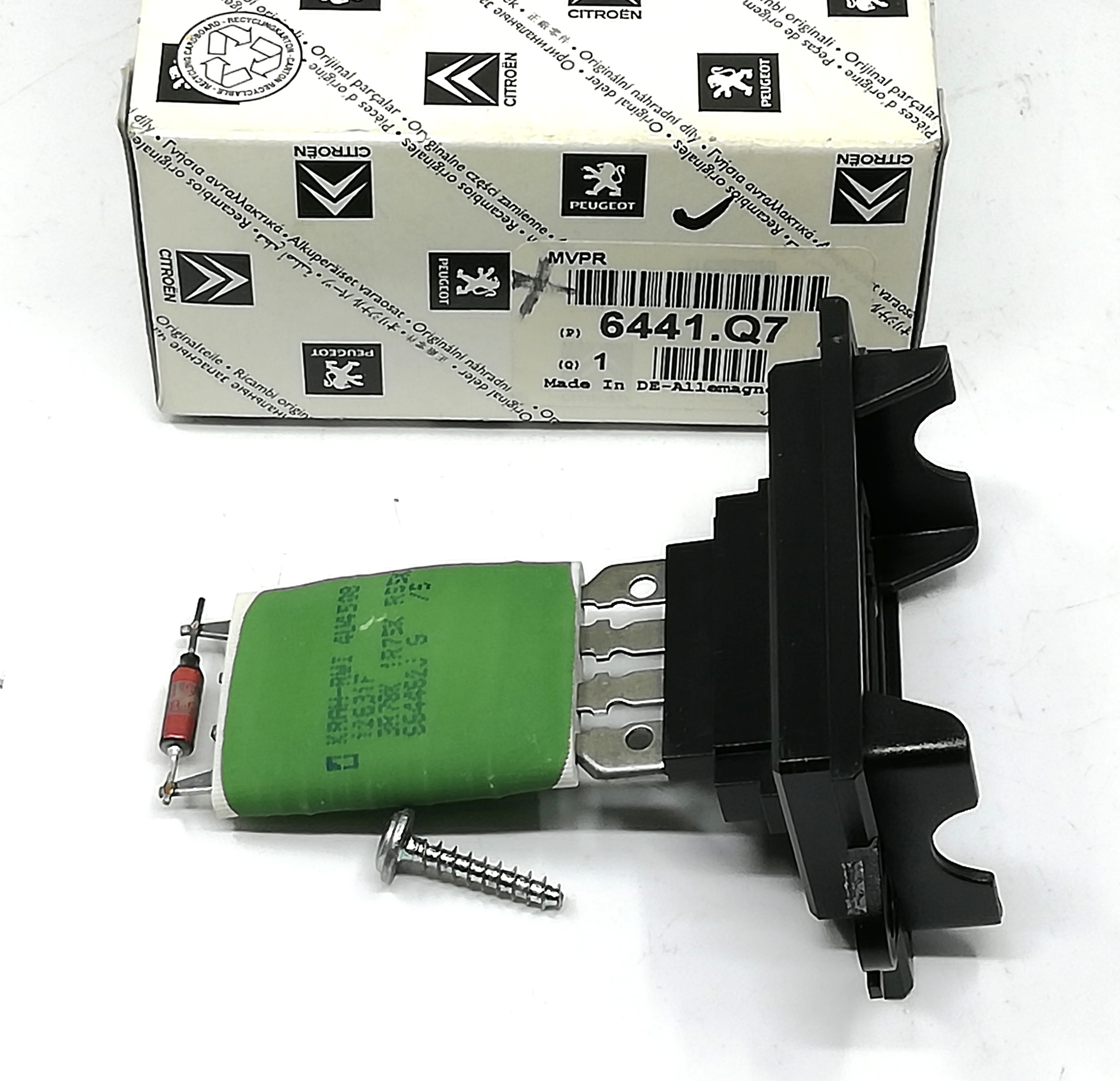 REZYSTOr OPORNICA NAWIEWU CITROEN C2 C3 6441Q7 OE