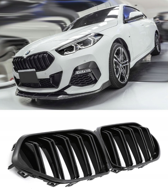 Predná Mriežka Nárazníka Gril Bmw 2 F44 Čierny Lesk