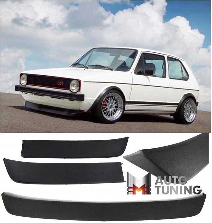 SPOILER DOKŁADKA ZDERZAKA VW GOLF 1 WZÓR GTI 74-83