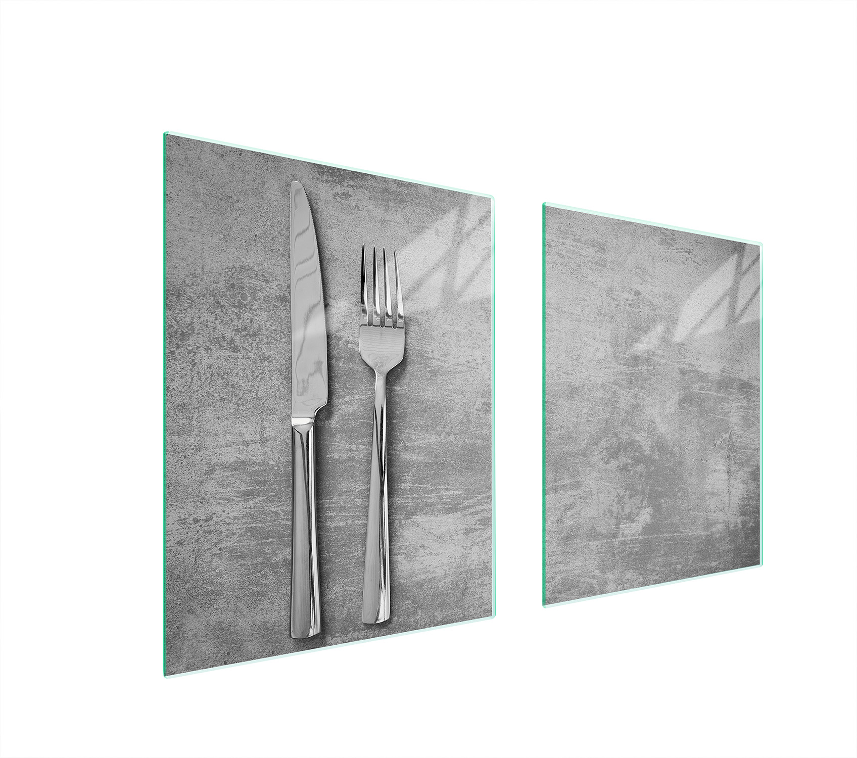 Skleněná Ochranná Deska Na Sporák 85x52 Příborů Tvrzené Sklo