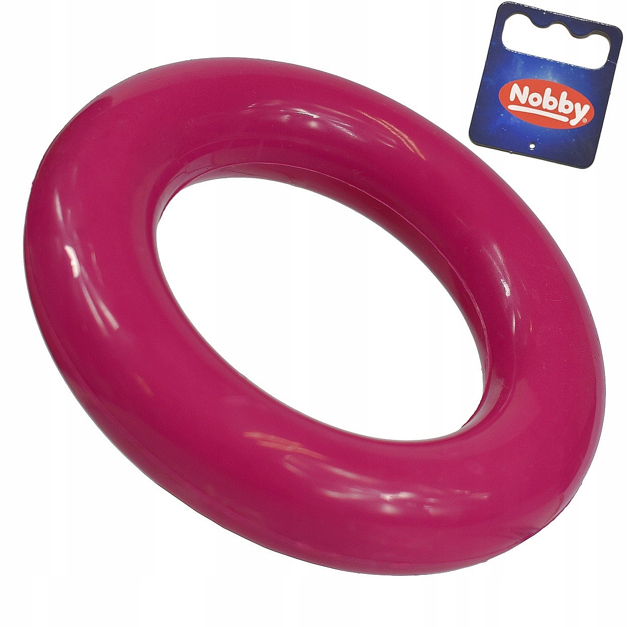 

Zabawka gryzak z pełnej gumy Nobby Ring 9 cm