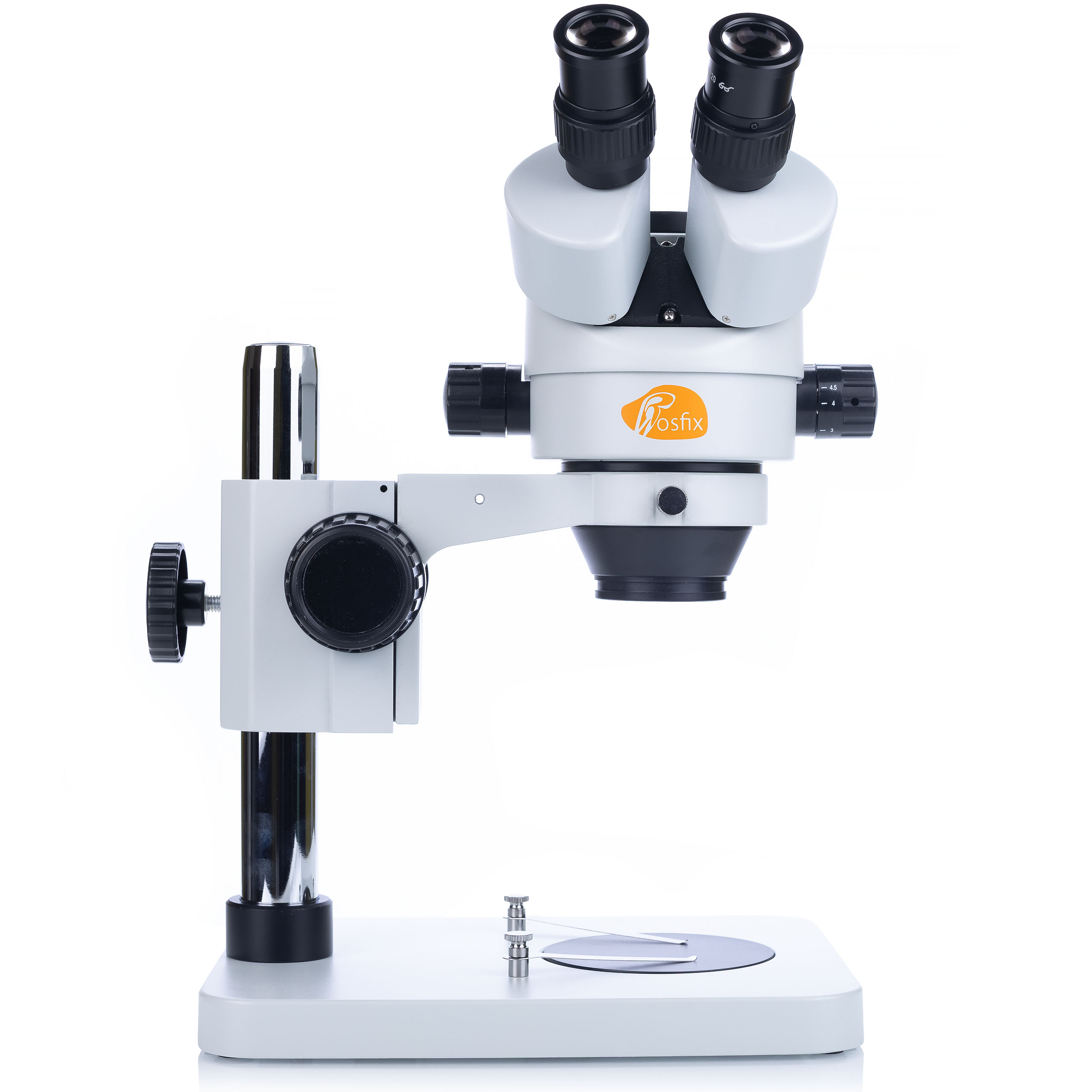 MIKROSKOP STEREOSKOPOWY TRINOKULAROWY ROSFIX OŚWIETLACZ 56X SOCZEWKA 0,5X Model Mercury Pro MSMP-T-PS1