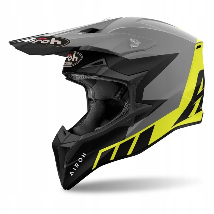 Airoh Cross Enduro Atv Štvorkolka Wraaap Conquer Žltá Fluo/čierna (s)