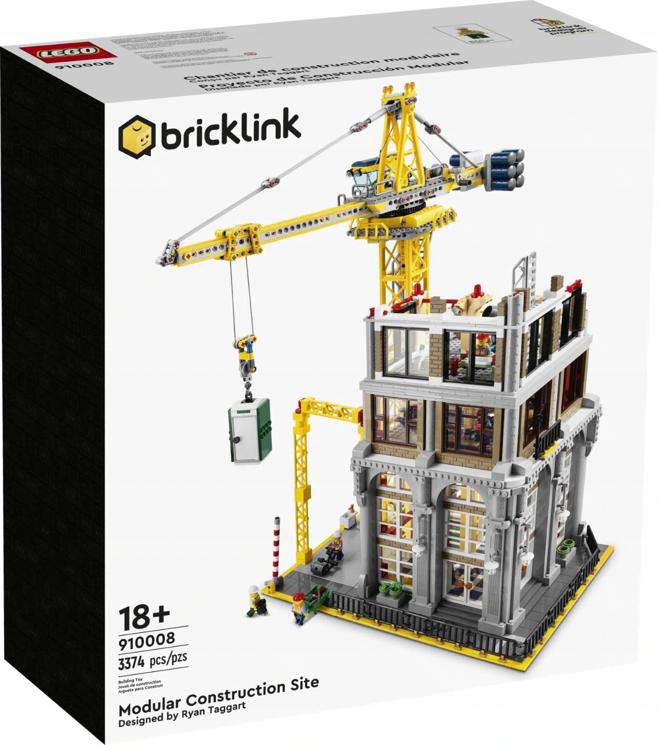 Zestaw klocków Lego BrickLink Plac budowy 3374 elementy 5 minifigurek