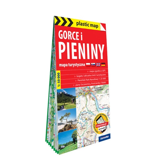 

Gorce i Pieniny foliowana mapa turystyczna 150