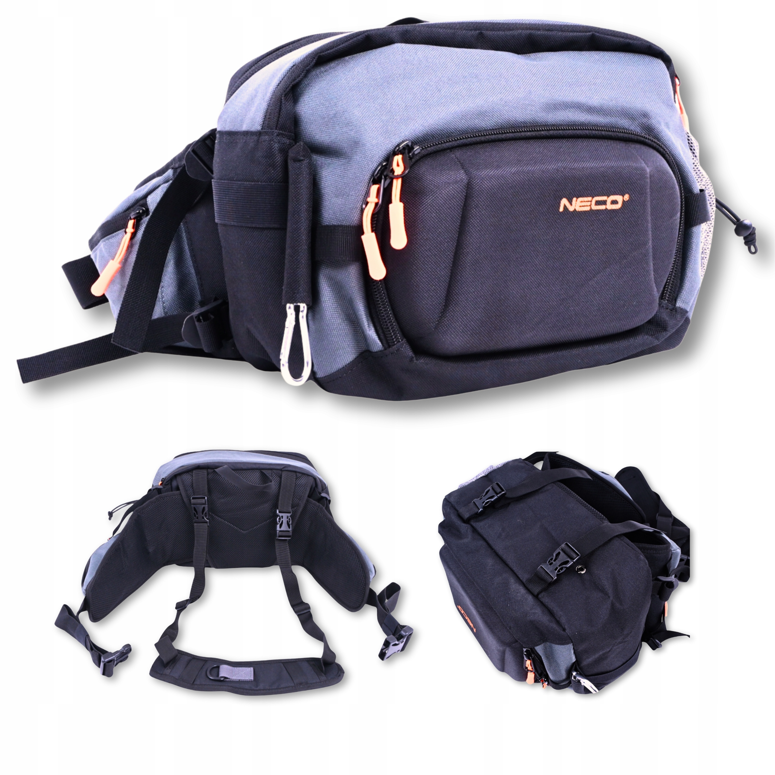 Torba Wędkarska Biodrowa Neco G-Bag 7,5L 28x22x12 cm Nerka Spinningowa
