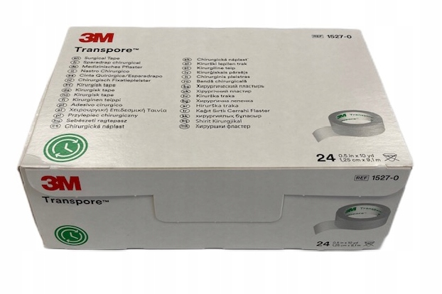 Transparentní perforovaná fóliová páska pro řasy 3M 1,25 cm x 9,1 m 24 kusů