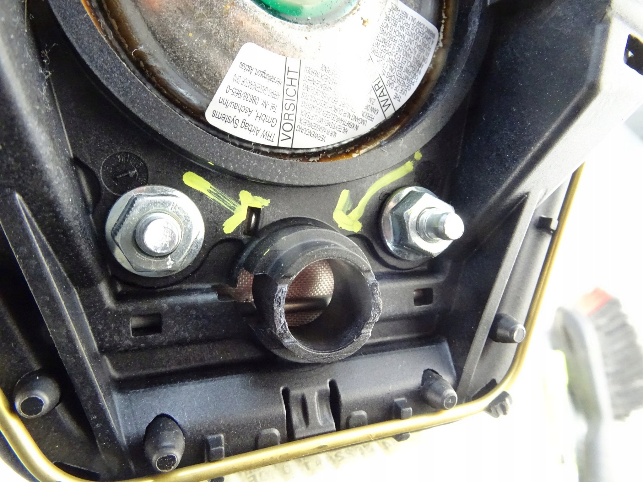 FORD B MAX Airbags POWIETRZNE Gurten