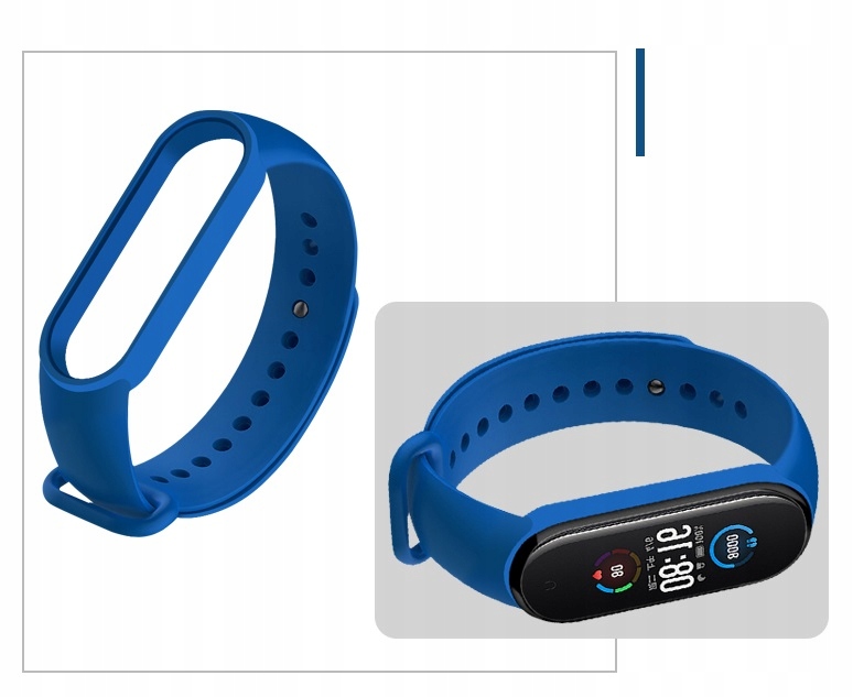 

Opaska Zamienna Xiaomi Band 5 Band 6 C Niebieski