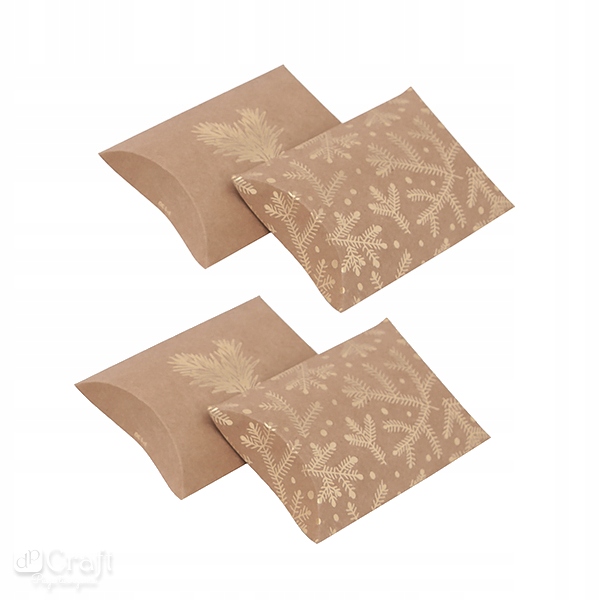 

Pudełka Składane Pillow Box 10X11x3 CM Gałązka