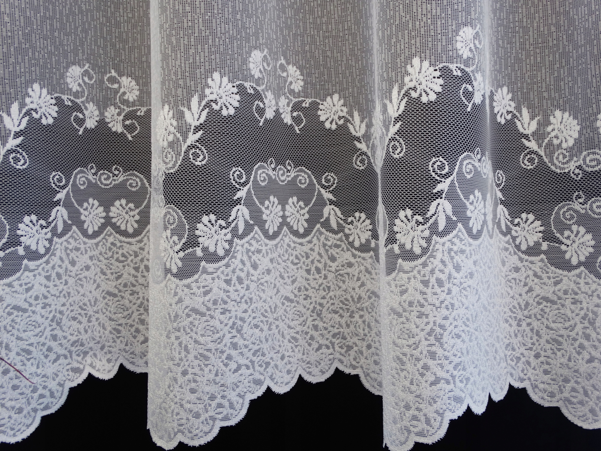 Mg Záclona žakár 34413 Bílá 300x160 cm hotová s páskou M