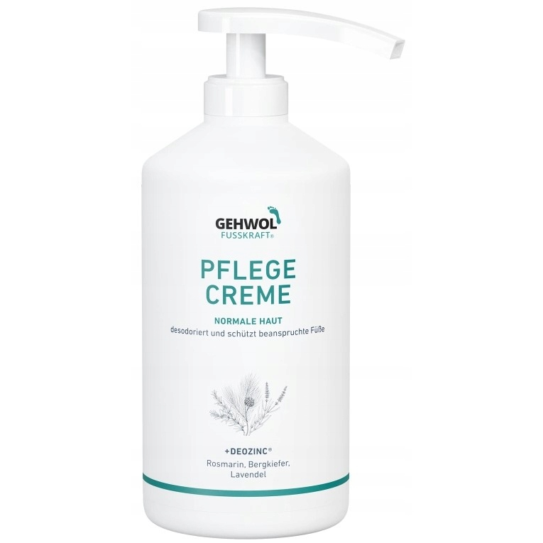 Gehwol GRUN Krem Odświeżający do Pocących się Stóp 500ml PFLEGE CREME