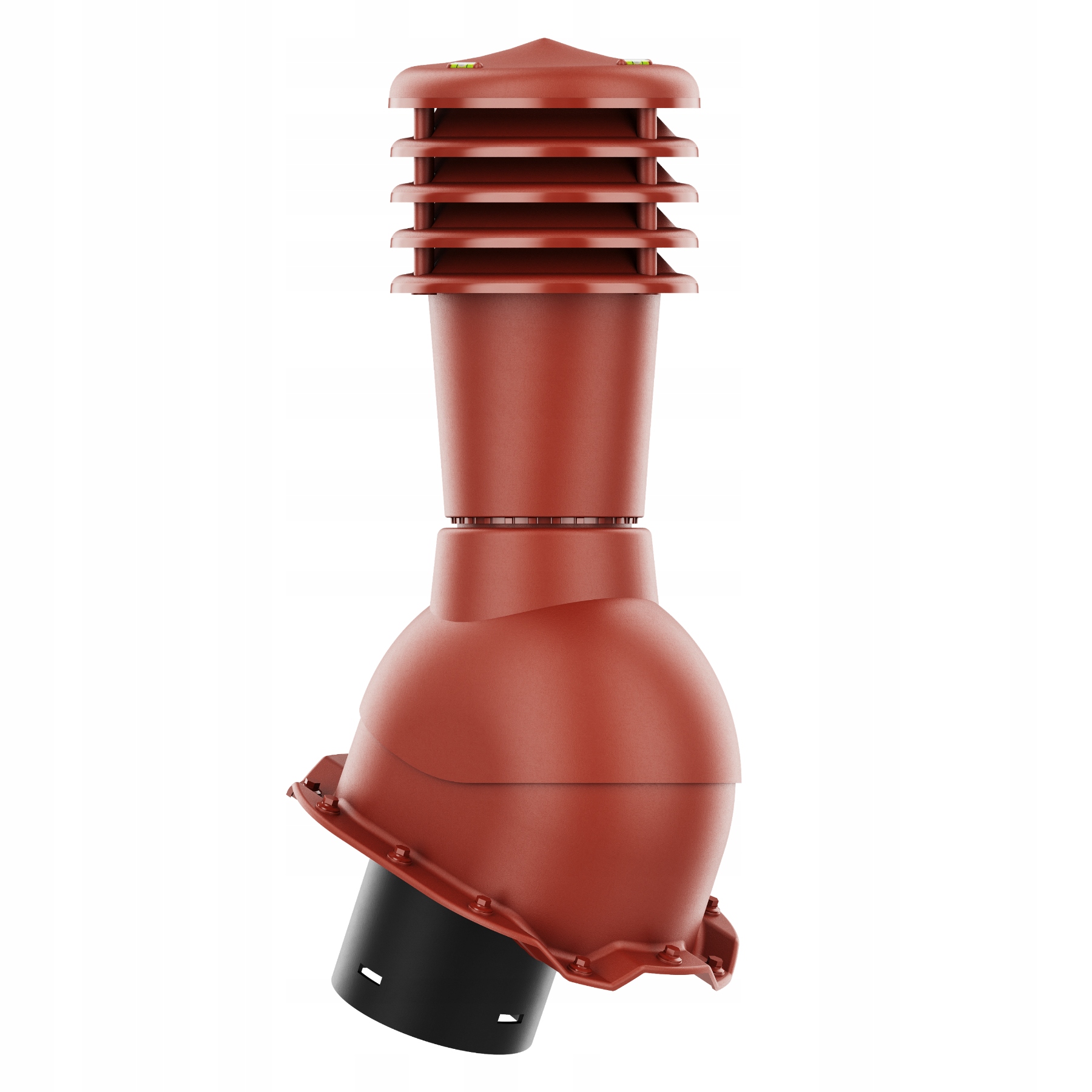 Větrací komín nezateplený Smart fi125 Trapez T14 Červený 3009