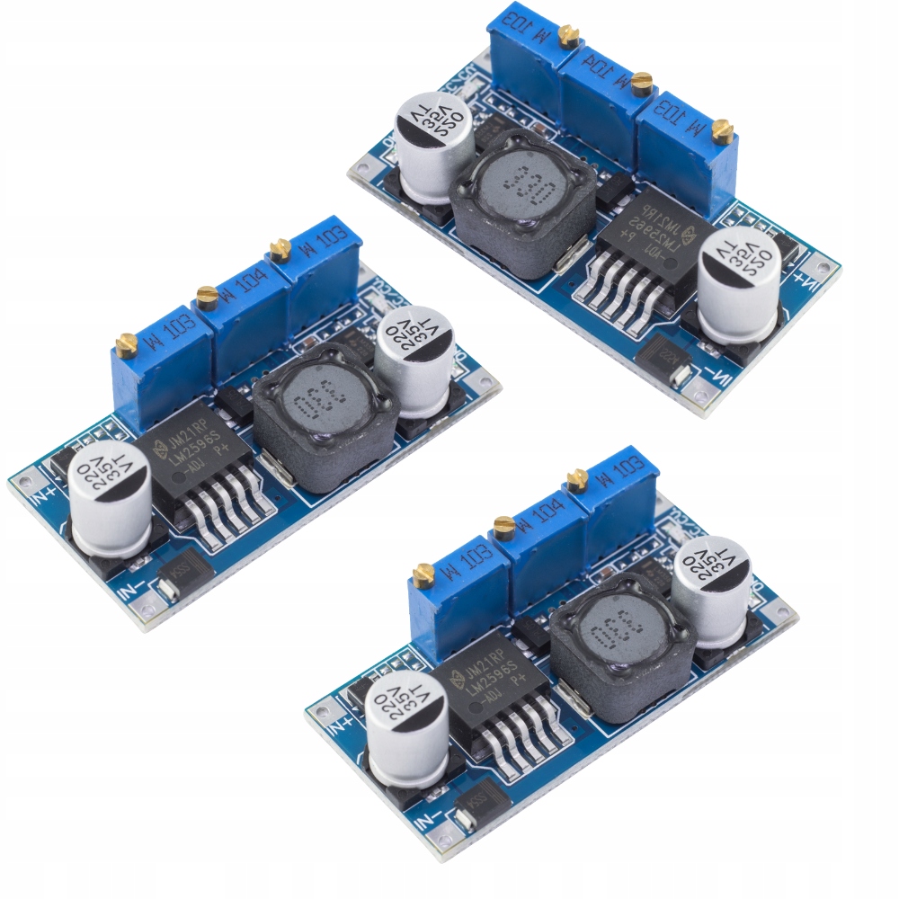 

3x Ładowarka Li-Ion 18650 LM2596 napięcie Prąd