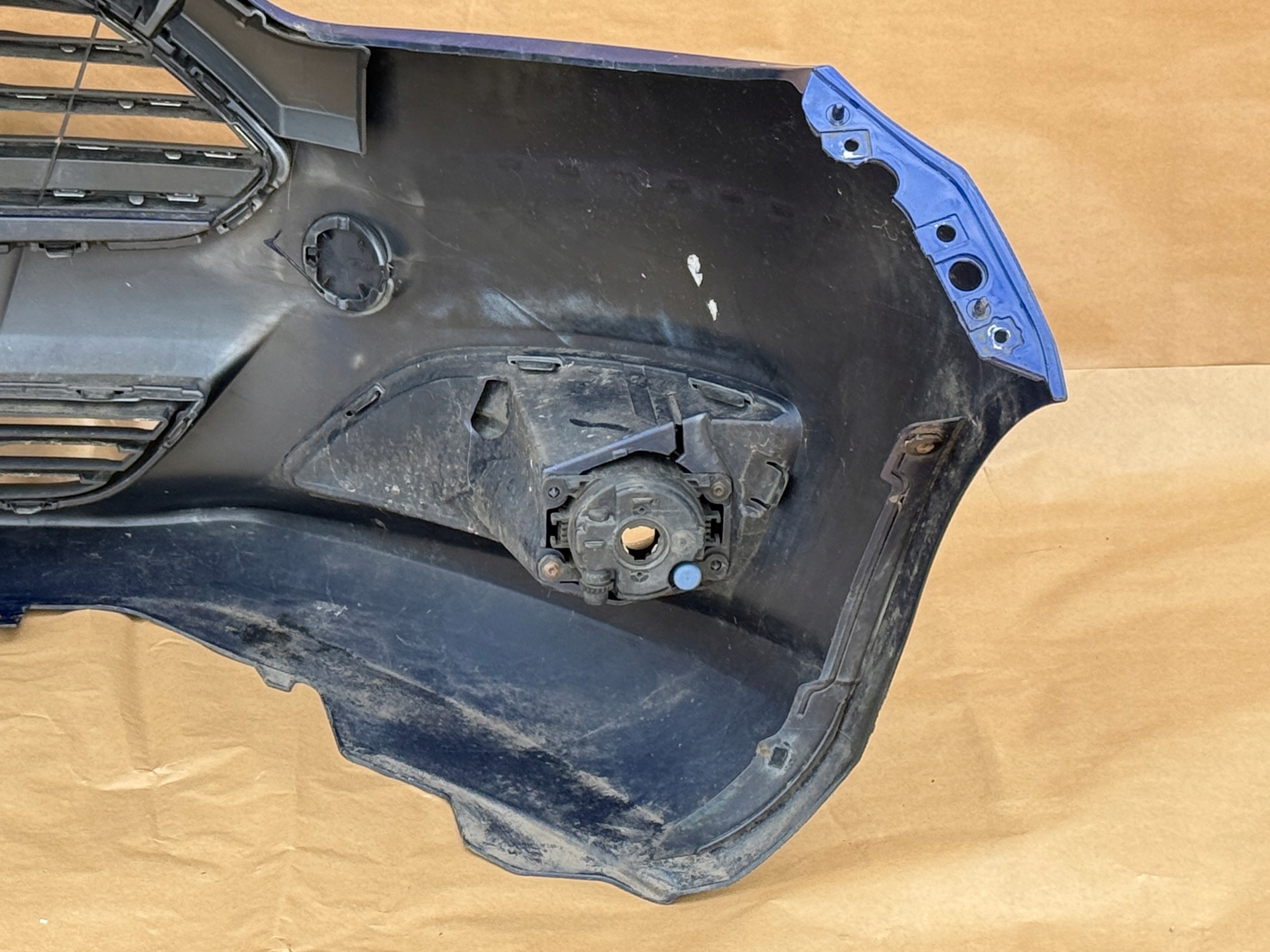 FORD FIESTA MK7 LIFT 2012-2017 bumper front DEEP IMPACT BLUE original
