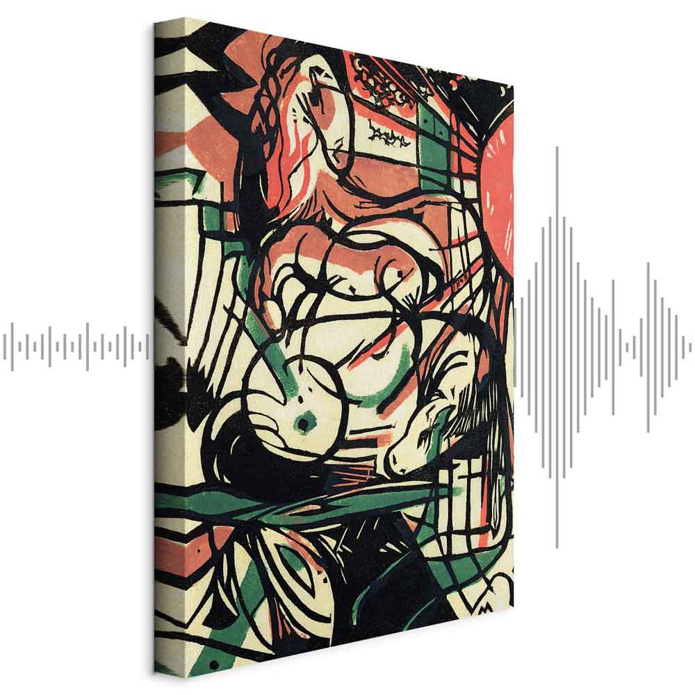 Franz Marc Zrození Koně Akustický Obraz Odhluční Ložnice 60x90