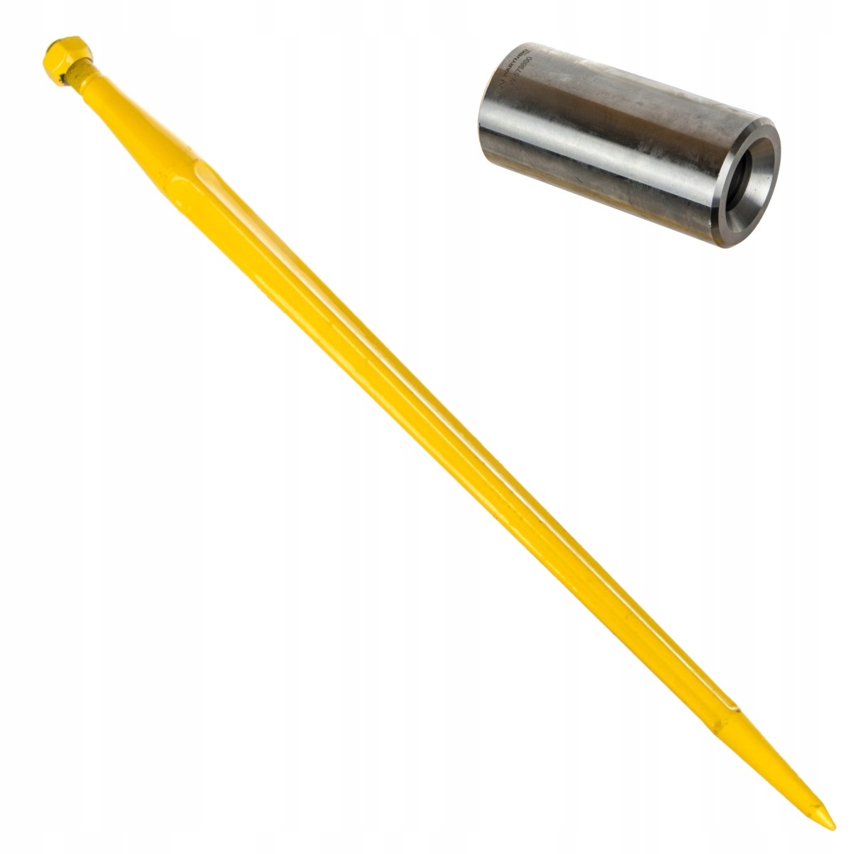 Ząb ładowacza prosty 710mm Tur + Tuleja Waryński