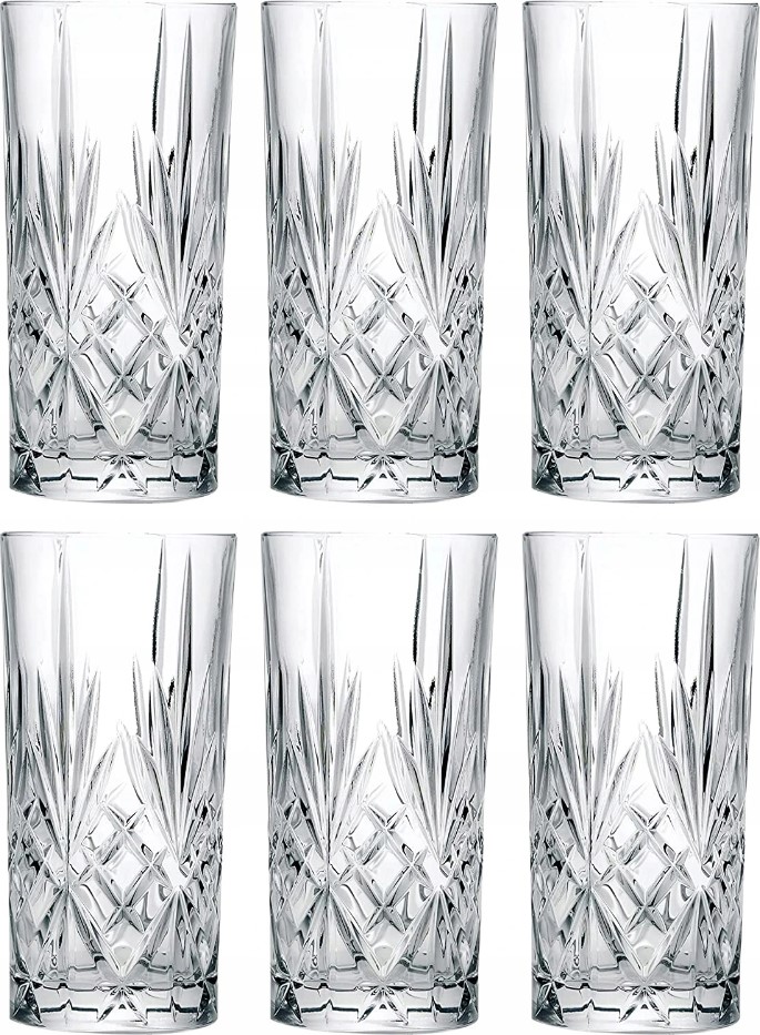 

Kryształowe szklanki long drink Rcr Melodia 360ml