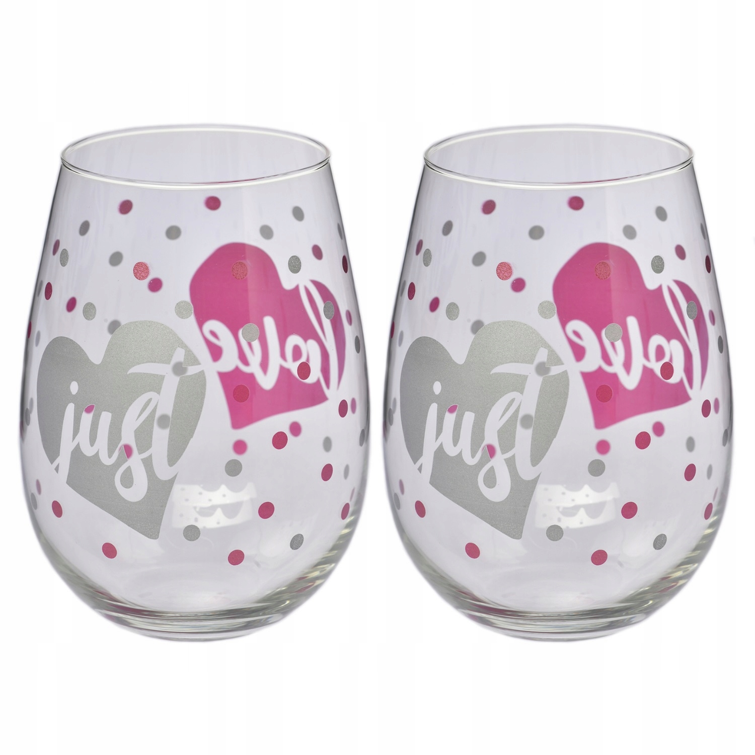 

Szklanki Deco Just Love 2x 500 ml Krosno 2szt