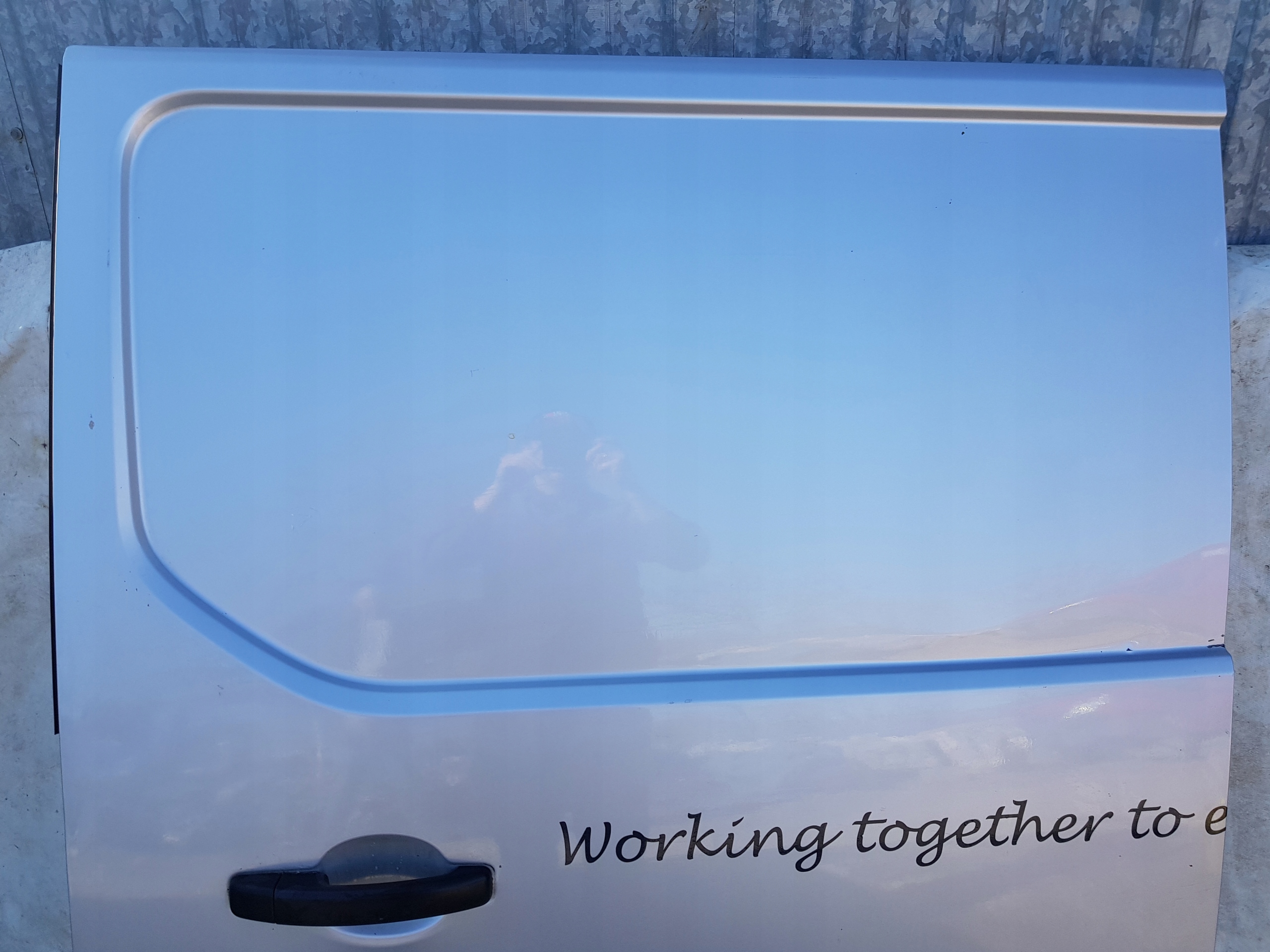 TRAFIC III OPEL VIVARO B door side sliding left silver KOMPLET