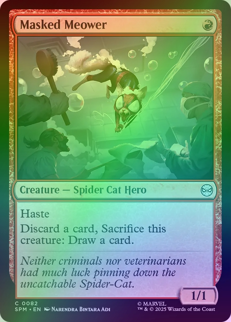 [mtg] Masked Meower (spm) *foil*