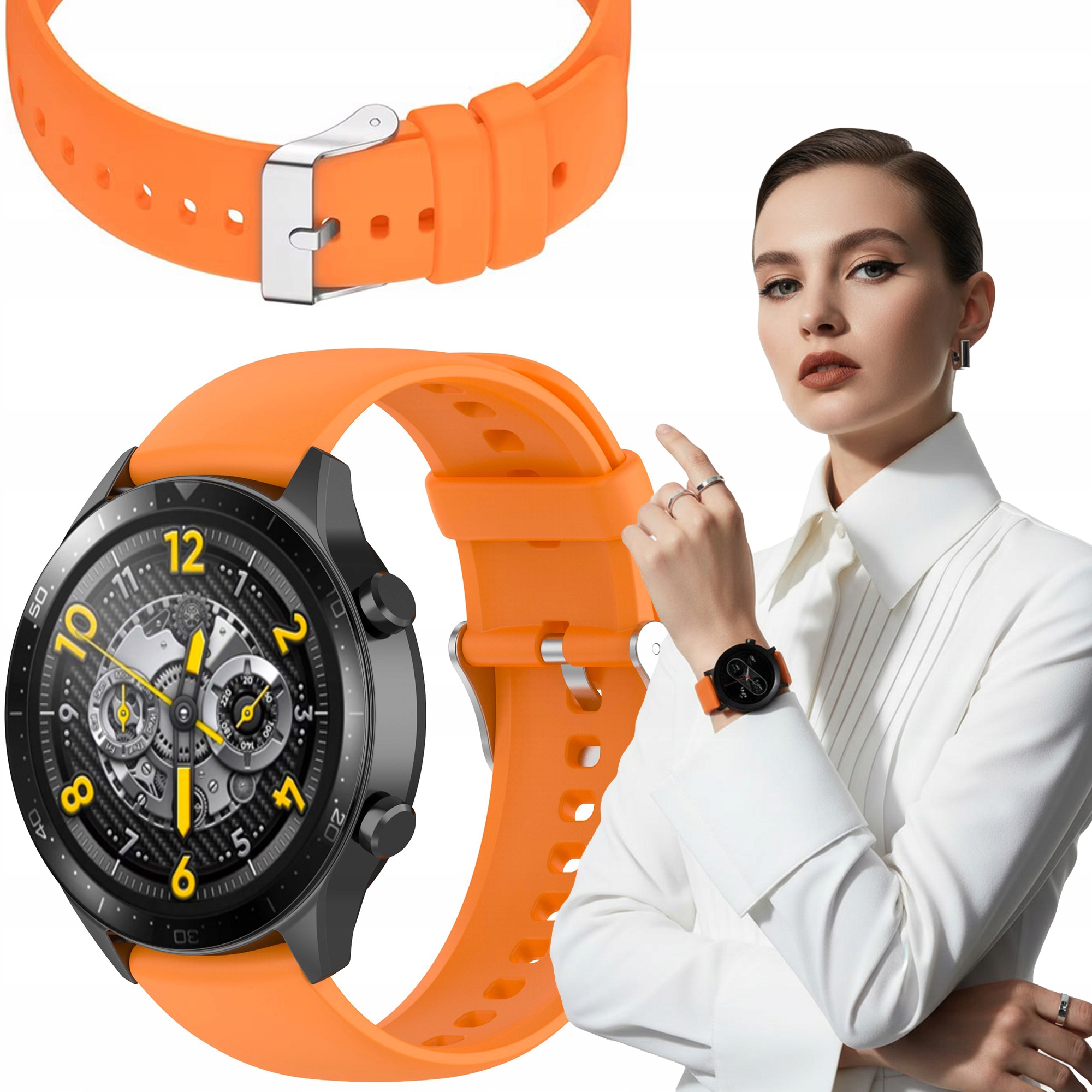 Remienok na hodinky Remienok na inteligentné hodinky 18 mm, univerzálny