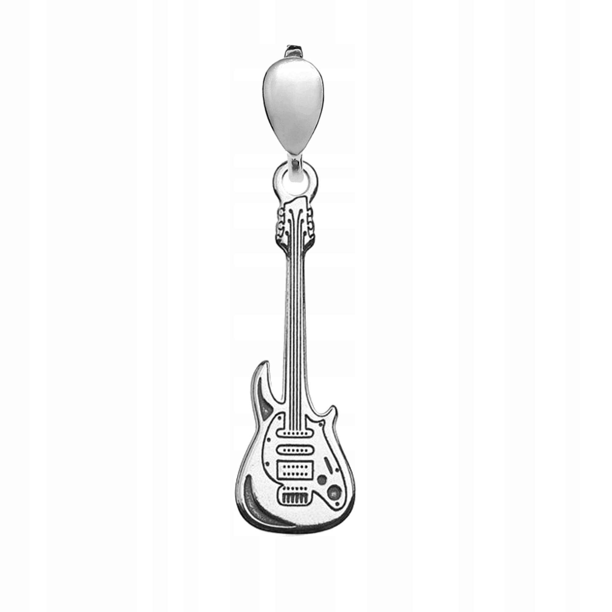 

Wisiorek Zawieszka Gitara Elektryczna srebro 925