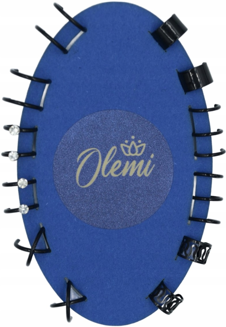 Nausznice komplet stal chirurgiczna 6 par CZARNE T Materiał metal stal