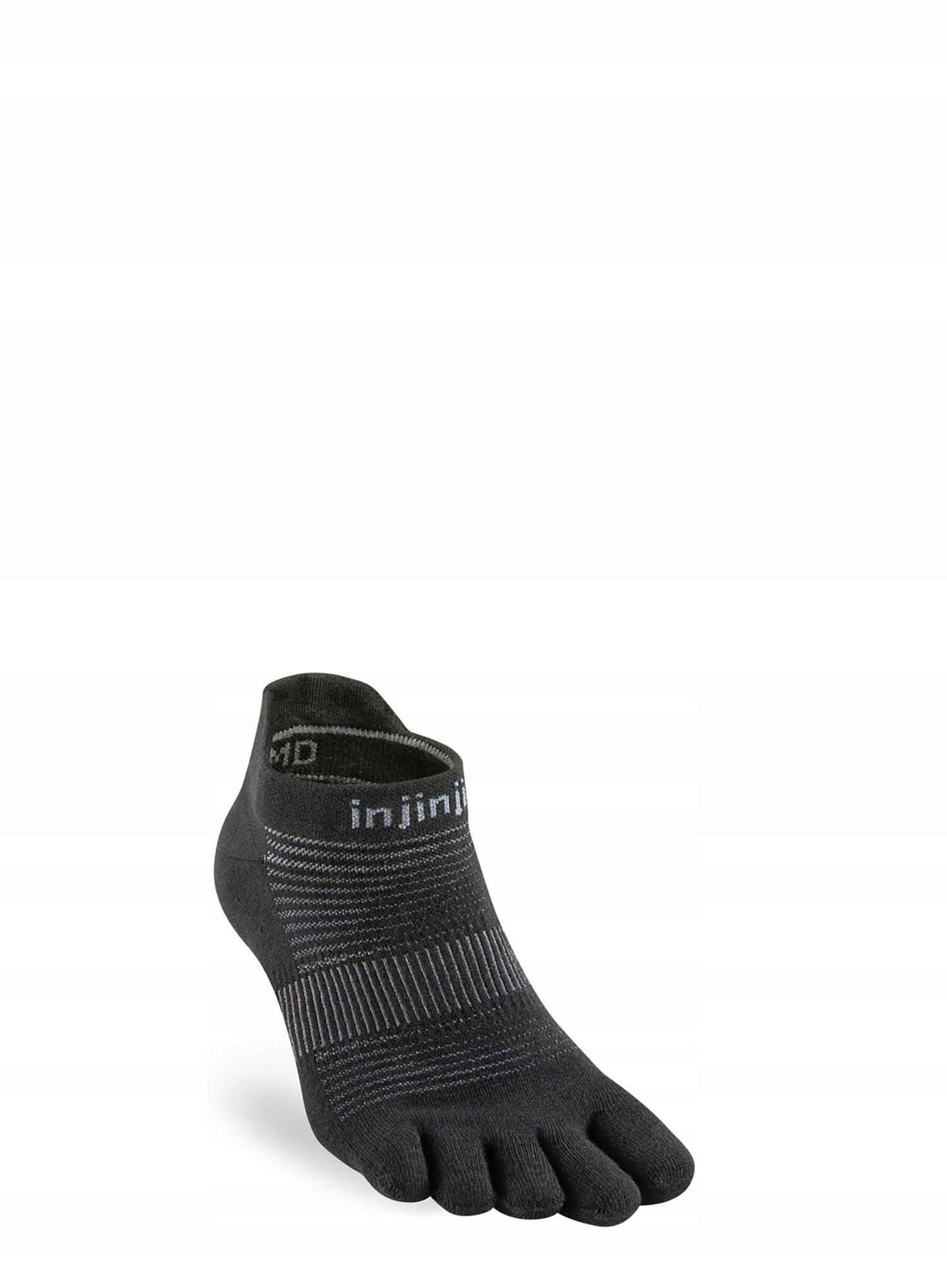 Skarpety do biegania Injinji Run Lightweight No-Show black 44,5-47