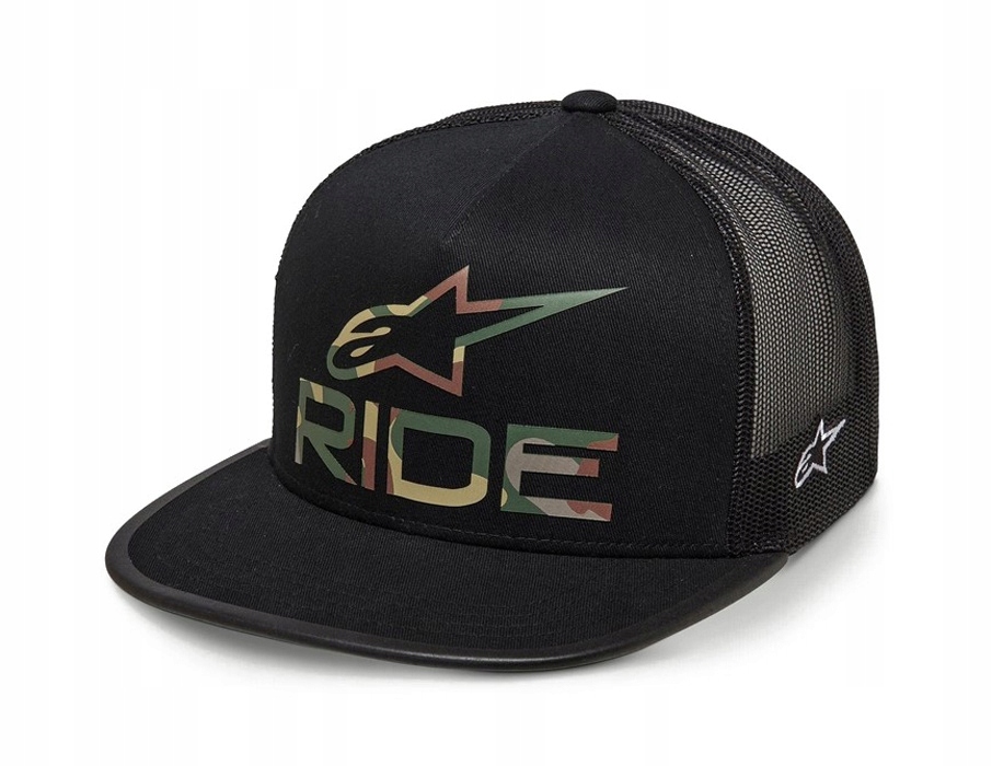 Alpinestars Ride 4.0 Camo Trucker kšiltovka černá