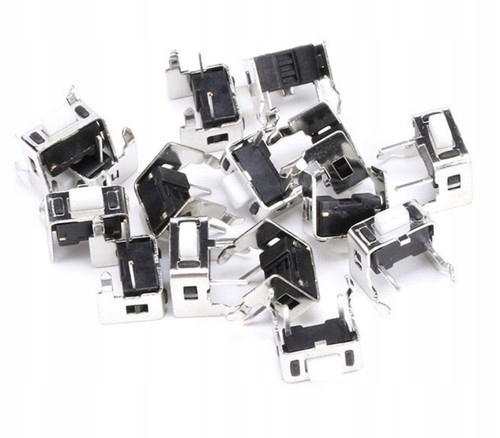 ПЕРЕКЛЮЧАТЕЛЬ ТАКТА ZESTAW MIKROPRZYCISK SMD THT PILOT T1 Количество устойчивых положений 1