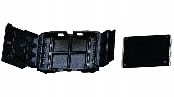 Nízkoprofilový testovací podstavec TSOP48 Zif Meritec