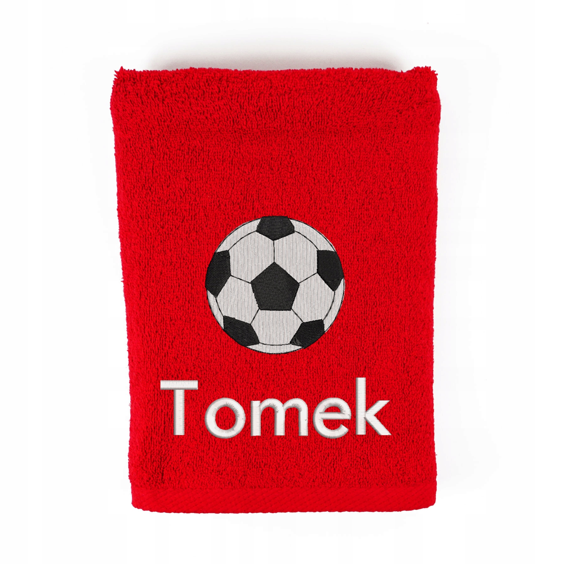 RĘCZNIK KĄPIELOWY Z HAFTEM PIŁKI NA PREZENT + IMIĘ Kod producenta Ręcznik z piłką