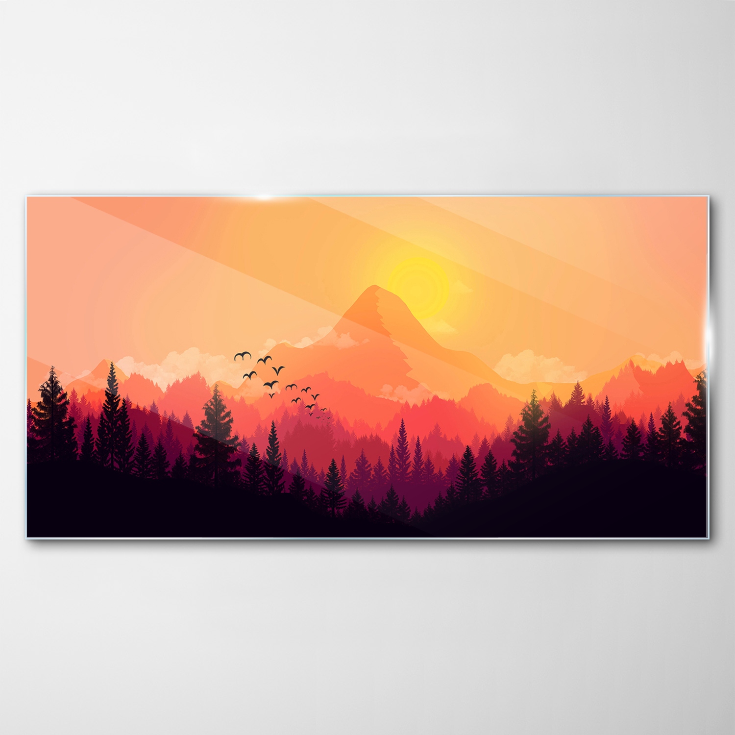 

Obraz Szklany Dekor Krajobraz Góry Natura 140x70
