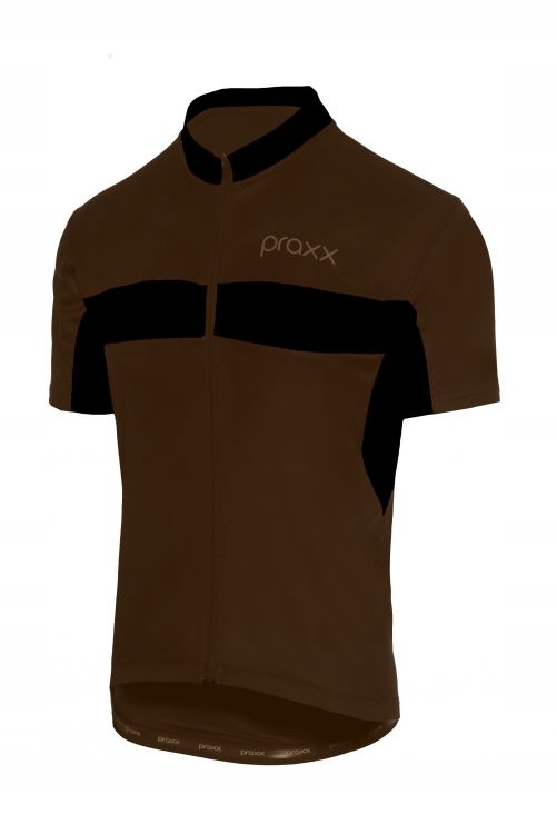 Praxx Thermoactive Cycling Jersey Brązowo-czarna Rozmiar XXL