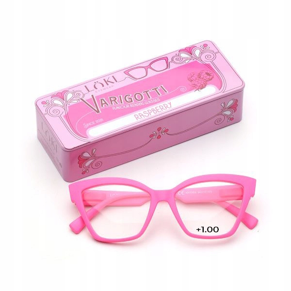 +1.0 Plusy Loki Italy Okulary do komputera Blue Block okulary do czytania