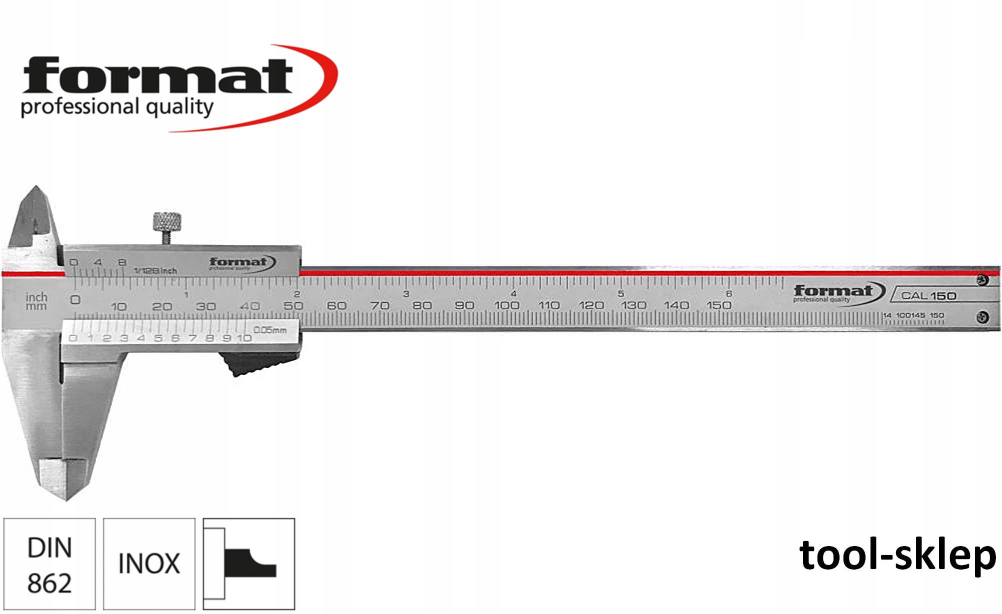Suwmiarka analogowa Format 8580150 150 mm