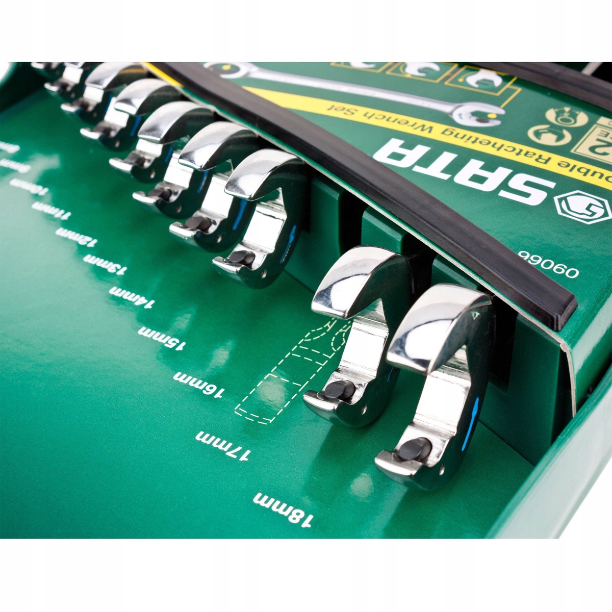 SATA KLUCZE PŁASKO OCZKOWE Z GRZECHOTKĄ 09066 13SZ Kod producenta 09066