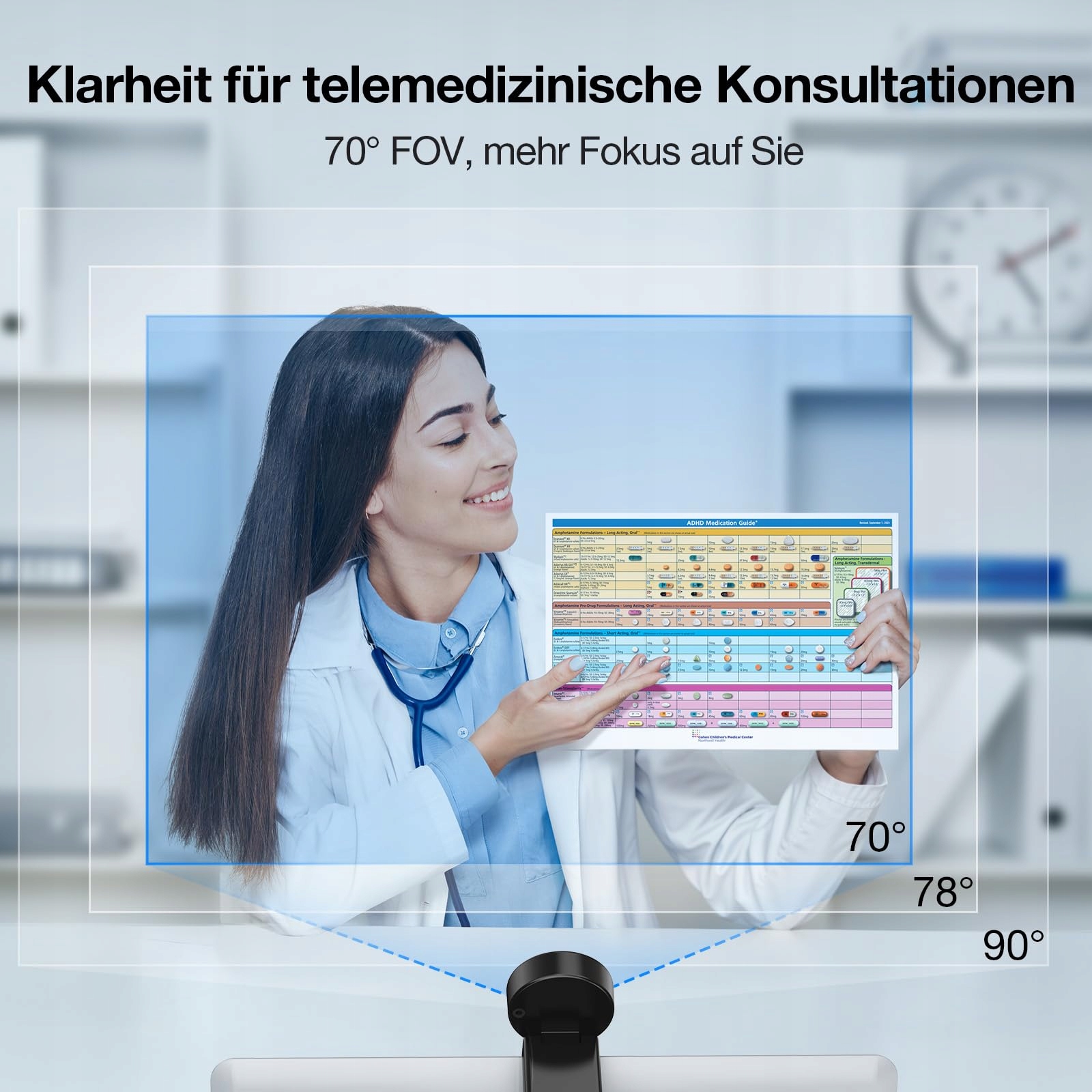 EMEET Kamera Internetowa 4K 8MP Autofokus Mikrofon USB Plug&Play — miniatura 7